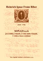 Náhled titulu - Biber Heinrich Ignaz Franz (1644 - 1704) - Sonata a 6 (Archív Kroměříž A 555)