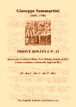 Náhled titulu - Sammartini Giuseppe (1693 - 1750) - Triové sonáty č. 9 - 12