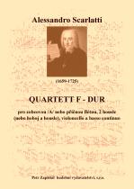 Náhled titulu - Scarlatti Alessandro (1659 - 1725) - Quartett F - dur
