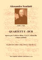 Náhled titulu - Scarlatti Alessandro (1659 - 1725) - Quartett F - dur (úprava)
