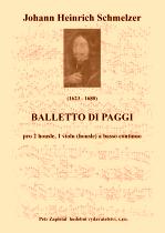 Náhled titulu - Schmelzer Johann Heinrich (1623 - 1680) - Balletti di Paggi (Archív Kroměříž A 893)