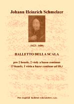 Náhled titulu - Schmelzer Johann Heinrich (1623 - 1680) - Balletto della Scala (Archív Kroměříž A 756)