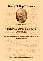 Náhled titulu - Telemann Georg Philipp (1681 - 1767) - Triová sonáta F - dur
