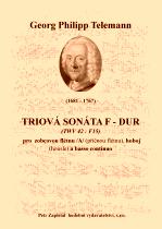 Náhled titulu - Telemann Georg Philipp (1681 - 1767) - Triová sonáta F - dur (TWV 42 : F15)