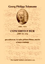 Náhled titulu - Telemann Georg Philipp (1681 - 1767) - Concerto F - dur (TWV 51 : F1)