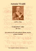Náhled titulu - Vivaldi Antonio (1678 - 1741) - Concerto C dur (RV 443)