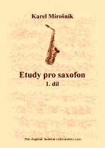 Náhled titulu - Mirošník Karel (*1949) - Etudy pro saxofon 1. díl