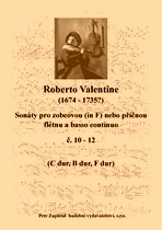 Náhled titulu - Valentine Roberto (1674 - 1735?) - Sonáty č. 10 - 12