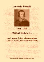 Náhled titulu - Bertali Antonio (1605 - 1669) - Sonatella III.