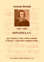 Náhled titulu - Bertali Antonio (1605 - 1669) - Sonatella V.