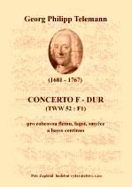 Náhled titulu - Telemann Georg Philipp (1681 - 1767) - Concerto F - dur (TWV 52:F1)