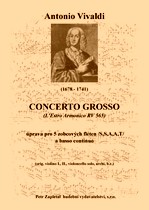 Náhled titulu - Vivaldi Antonio (1678 - 1741) - Concerto grosso (L Estro Armonico RV 565) - úprava