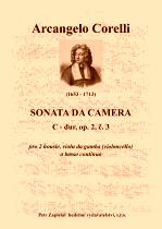 Náhled titulu - Corelli Arcangelo (1653 - 1713) - Sonata da Camera - op. 2, č. 3, C dur