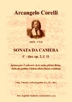 Náhled titulu - Corelli Arcangelo (1653 - 1713) - Sonata da Camera - úprava - op. 2, č. 11, C dur
