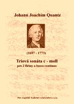 Náhled titulu - Quantz Johann Joachim (1697 - 1773) - Triová sonáta c - moll