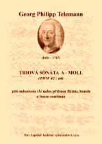 Náhled titulu - Telemann Georg Philipp (1681 - 1767) - Triová sonáta a-moll (TWV 42:a4)