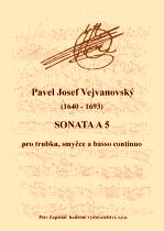 Náhled titulu - Vejvanovský Pavel Josef (1640 - 1693) - Sonata a 5