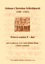 Náhled titulu - Schickhardt Johann Christian (1681? - 1762) - Triová sonáta F - dur