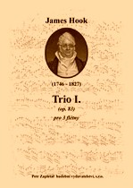 Náhled titulu - Hook James (1746 - 1827) - Trio I. (op. 83)
