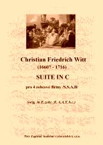 Náhled titulu - Witt Christian Friedrich (1660? - 1716) - Suite in C - úprava - (transpozice z F)