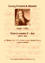 Náhled titulu - Händel Georg Friedrich (1685 - 1759) - Triová sonáta F -dur (HWV 389)