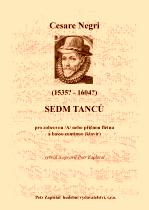 Náhled titulu - Negri Cesare (1535? - 1604?) - Sedm tanců