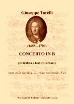 Náhled titulu - Torelli Giuseppe (1658 - 1709) - Concerto in B (transpozice + klavírní výtah)
