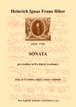 Náhled titulu - Biber Heinrich Ignaz Franz (1644 - 1704) - Sonata - klav. výtah + transpozice