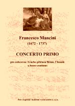 Náhled titulu - Mancini Francesco (1672 - 1737) - Concerto Primo (c - moll)