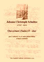 Náhled titulu - Schultze Johann Christoph (1733? - 1813) - Ouverture (Suite) F - dur