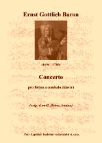 Náhled titulu - Baron Ernst Gottlieb (1696 - 1760) - Concerto