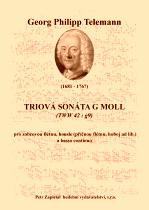 Náhled titulu - Telemann Georg Philipp (1681 - 1767) - Triová sonáta g - moll (TWV 42 : g9)