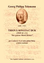 Náhled titulu - Telemann Georg Philipp (1681 - 1767) - Triová sonáta C dur (TWV 42 : C1 Der getreue Musik-Meister)