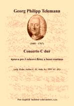 Náhled titulu - Telemann Georg Philipp (1681 - 1767) - Concerto C dur - úprava (orig. TWV 43 : B1)