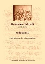 Náhled titulu - Gabrielli Domenico (1651 - 1690) - Sonata in D
