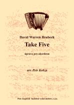 Náhled titulu - Brubeck David Warren (*1920) - Take Five (úprava Petr Kobza)