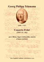 Náhled titulu - Telemann Georg Philipp (1681 - 1767) - Concerto D dur (TWV 53:D1)