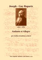 Náhled titulu - Ropartz Joseph - Guy (1864 - 1955) - Andante et Allegro