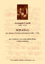 Náhled titulu - Corelli - Schickhardt - Sonata I.
