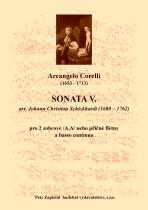 Náhled titulu - Corelli - Schickhardt - Sonata V.