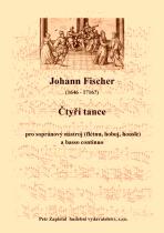 Náhled titulu - Fischer Johann (1646 - 1716?) - Čtyři tance