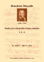 Náhled titulu - Marcello Benedetto (1686 - 1739) - Sonáty pro violoncello a basso continuo (č. 4 - 6)