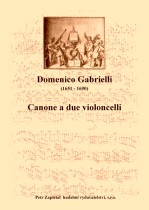 Náhled titulu - Gabrielli Domenico (1651 - 1690) - Canone a due violoncelli