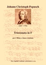 Náhled titulu - Pepusch Johann Christoph (1667 - 1752) - Triosonata in F