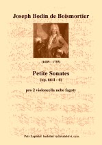 Náhled titulu - Boismortier Joseph Bodin de (1689 - 1755) - Petite Sonates (op. 66/4 - 6)