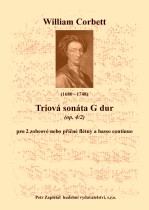 Náhled titulu - Corbett William (1680 - 1748) - Triová sonáta G dur (op. 4/2)