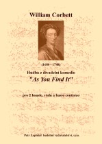 Náhled titulu - Corbett William (1680 - 1748) - Hudba z divadelní komedie As You Find It