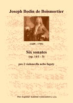 Náhled titulu - Boismortier Joseph Bodin de (1689 - 1755) - Six sonates (op. 14/1-3)