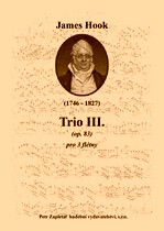 Náhled titulu - Hook James (1746 - 1827) - Trio III. (op. 83)