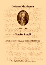 Náhled titulu - Mattheson Johann (1681 - 1764) - Sonáta f moll